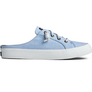 Sperry Crest Vibe Chambray Mule Modre - Damske Tenisky